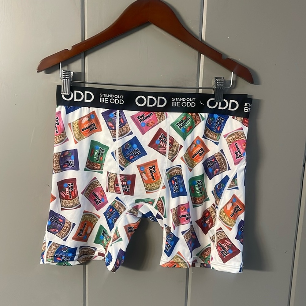 NWTS Top Ramen ODD Stand Out Men's Boxer Brief Underwear Graphic Print